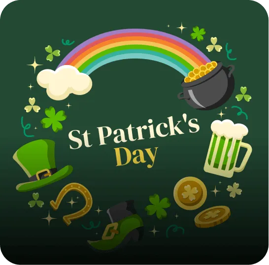 St. Patrick's Day - themed photo booth experience