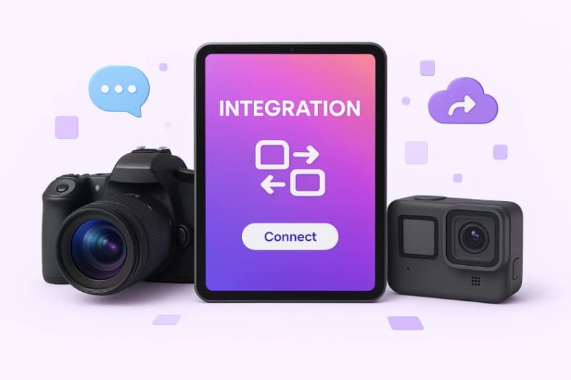 Snappic DSLR camera integration with iPad for professional photo quality
