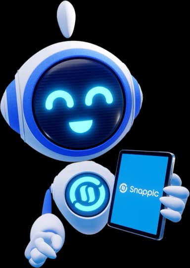 Snappic Robot Mascot
