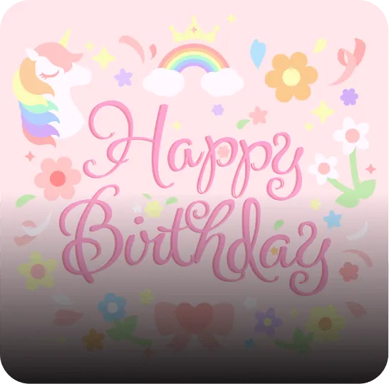 Birthday booth - themed photo booth experience