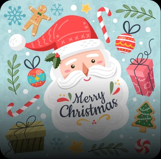 Christmas - themed photo booth experience